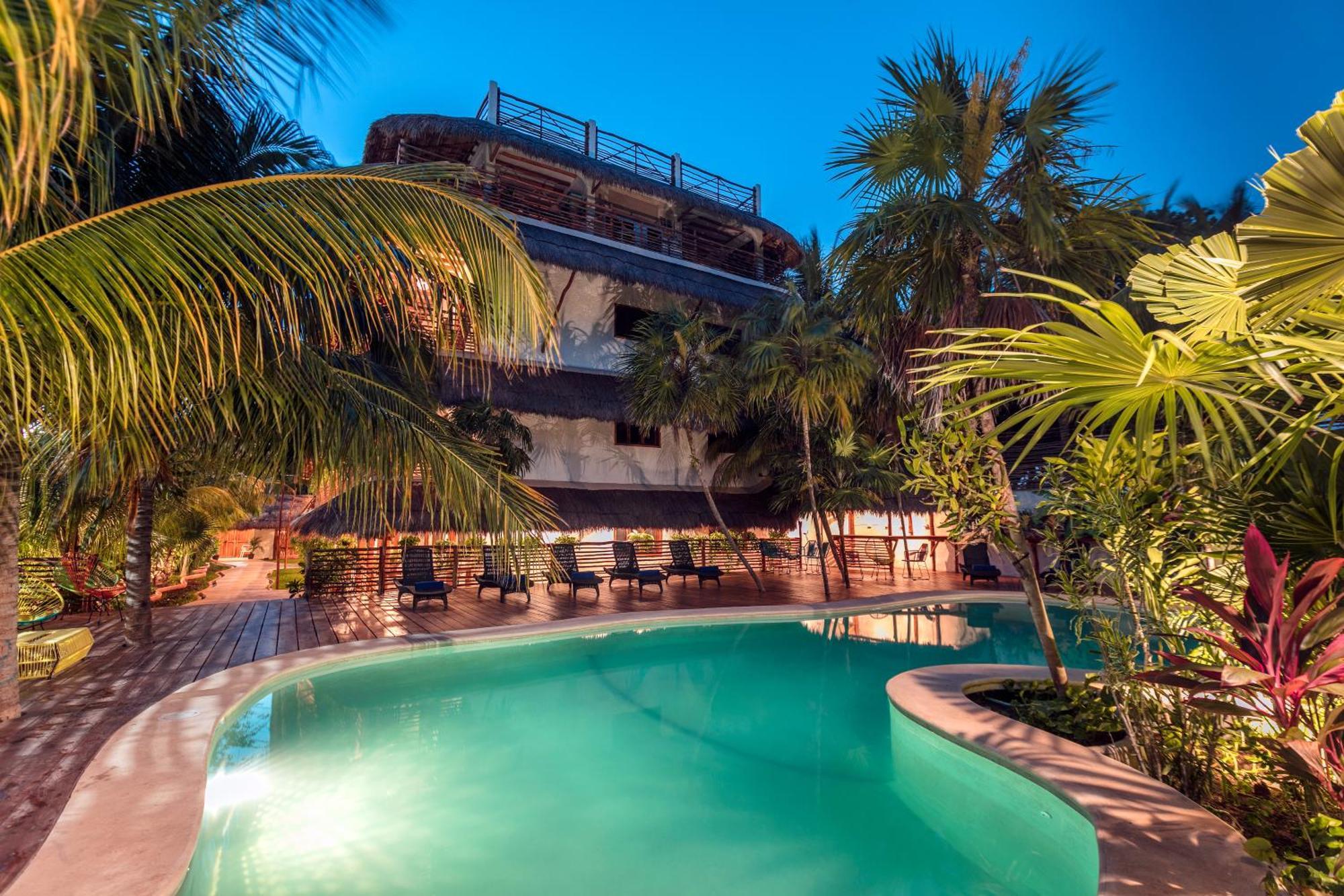 Готель La Palma Holbox Екстер'єр фото